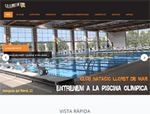 Tablet Screenshot of cnlloretdemar.com